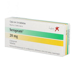 SEROPRAM TABLETAS 20 mg CAJA CON 14
