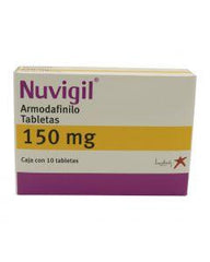 NUVIGIL TABLETAS 150 mg CAJA CON 10