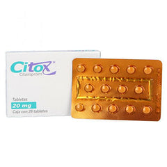 CITOX TABLETAS 20 mg CAJA CON 28