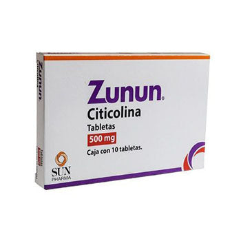 ZUNUN TABLETAS 500 mg CAJA CON 10