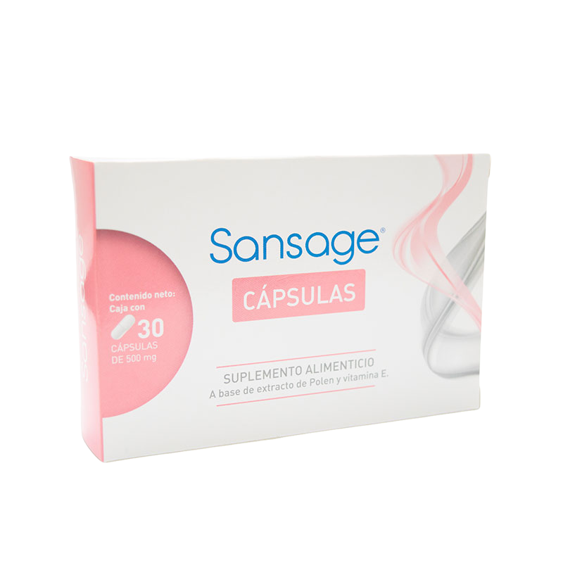 SANSAGE CAPSULAS 500 mg CAJA CON 30