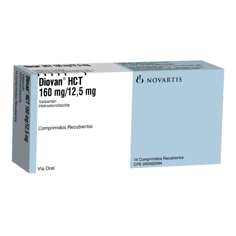 Diovan Hct 160mg/12,5mg x 14 Comprimidos