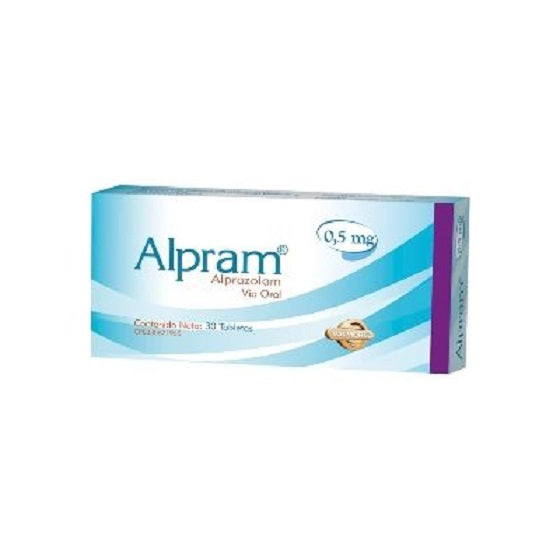 Alpram 0.5 mg x 30 Tabletas