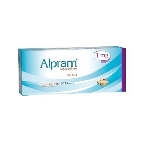 Alpram 1 mg x 30 Tabletas