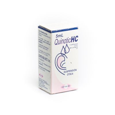 Quinotic Hc Suspensión Otica 0,2%/1% 5mL