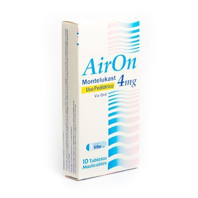Airon 4 mg x 10 Tabletas Masticables