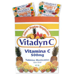 Vitadyn C 500mg x 10 Tabletas (Frutas Tropicales)