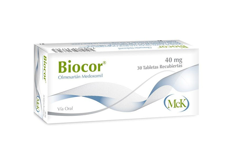 Biocor 40mg x 30 Tabletas