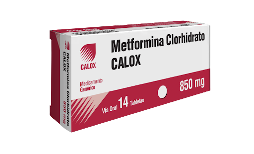 Metformina Clorhidrato 850mg x 14 Tabletas