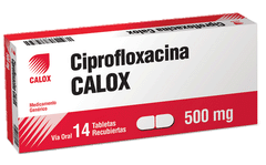 Ciprofloxacina 500mg x 14 Tabletas