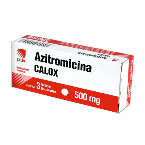 Azitromicina 500mg x 3 Tabletas