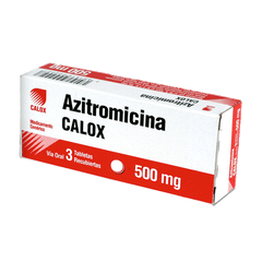 Azitromicina 500mg x 3 Tabletas