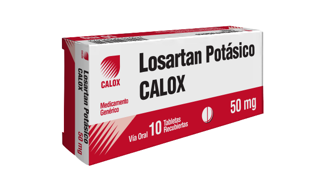 Losartan Potasico 50mg x 10 Tabletas