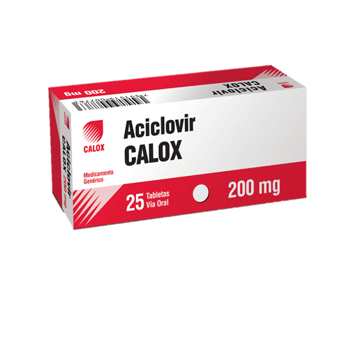 Aciclovir 200mg x 25 Tabletas