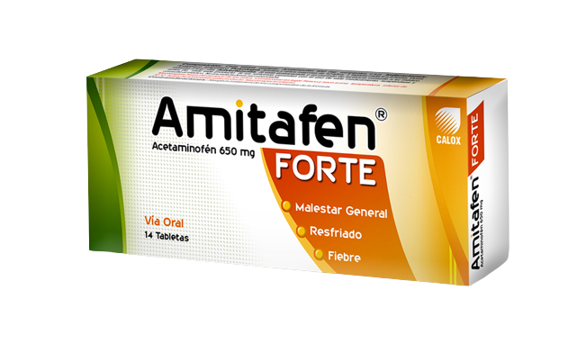 Amitafen Forte 650mg x 14 Tabletas