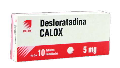 Desloratadina 5mg x 10 Tabletas