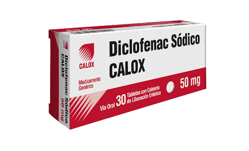 Diclofenac Sodico 50mg x 30 Tabletas