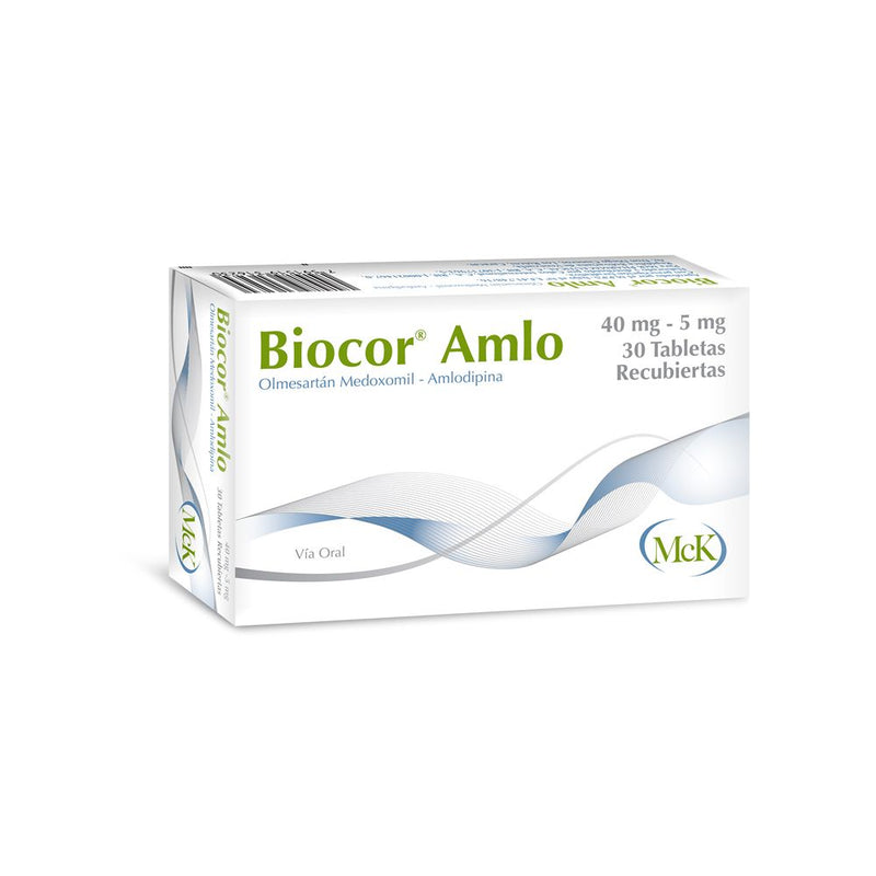 Biocor AmLo 40mg-5mg x 30 Tabletas