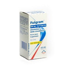 Fulgram Pediátrico 600 mg - 42,9 mg / 5 mL