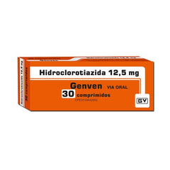 Hidroclorotiazida 12,5mg x 30 Comprimidos
