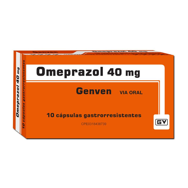 Omeprazol 40 mg x 10 Capsulas