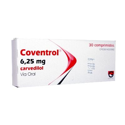 Coventrol 6,25 mg x 30 Comprimidos