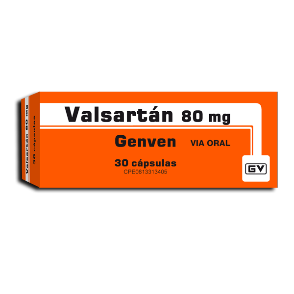 Valsartan 80 mg x 30 Capsulas