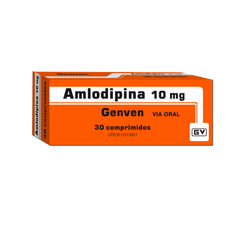 AmLodipina 10 mg x 30 Tabletas