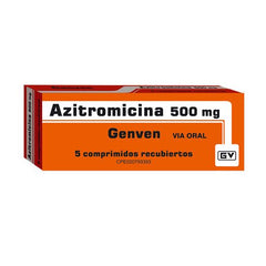Azitromicina 500 mg x 5 Compimidos