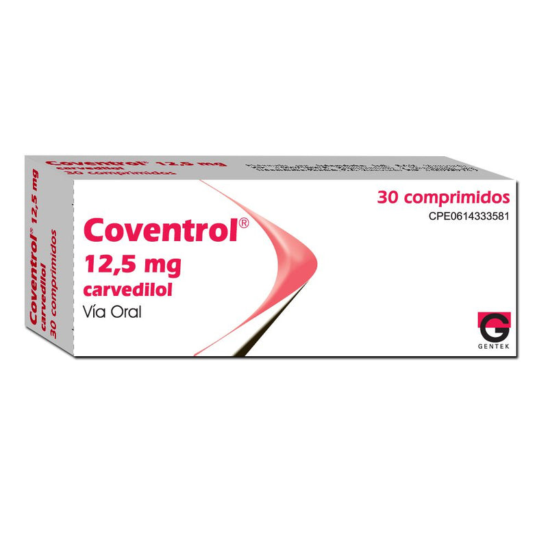 Coventrol 12,5mg. x 30 Comprimidos