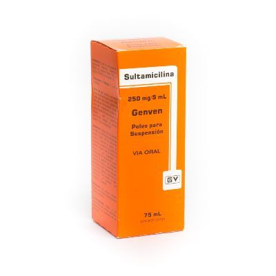 Sultamicilina 250mg x 75mL.