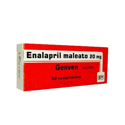 Enalapril 20mg x 30 Comprimidos