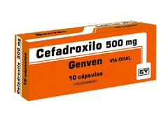 Cefadroxilo 500 mg x 10 Capsulas
