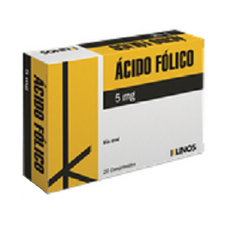 Acido Folico Klinos 5mg x 20 Comprimidos