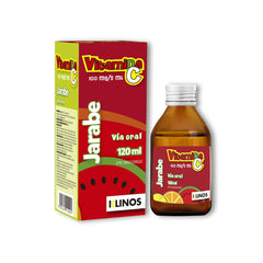 Vitamina C Klinos 100mg. Jarabe x 120mL