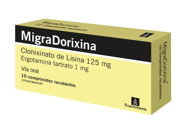 Migradorixina 125 mg x 10 Comprimidos