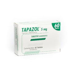 Tapazol 5 mg x 60 Tabletas