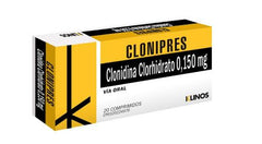 Clonipres 0,150mg 20 Comprimidos
