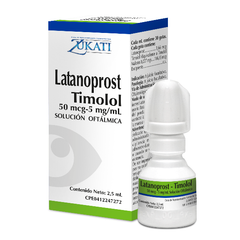 Latanoprost Timolol 50Mcg-5mg/mL Solución Oftálmica 2,5mL