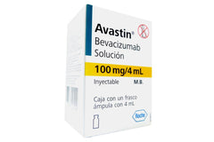 AVASTIN SOLUCION 100 mg/4 mL CAJA CON FRASCO AMPULAS CON 4 mL
