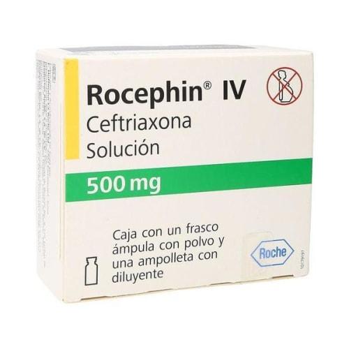 ROCEPHIN IV SOLUCION INYECTABLE 500 mg