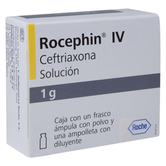 ROCEPHIN IV SOLUCION INYECTABLE 1 g
