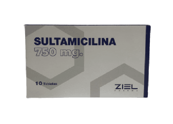 Sultamicilina 750 mg x 10 Tabletas