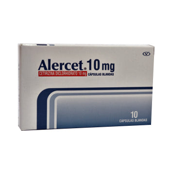 ALERCET 10 mg x 10 CAPSULAS BLANDAS