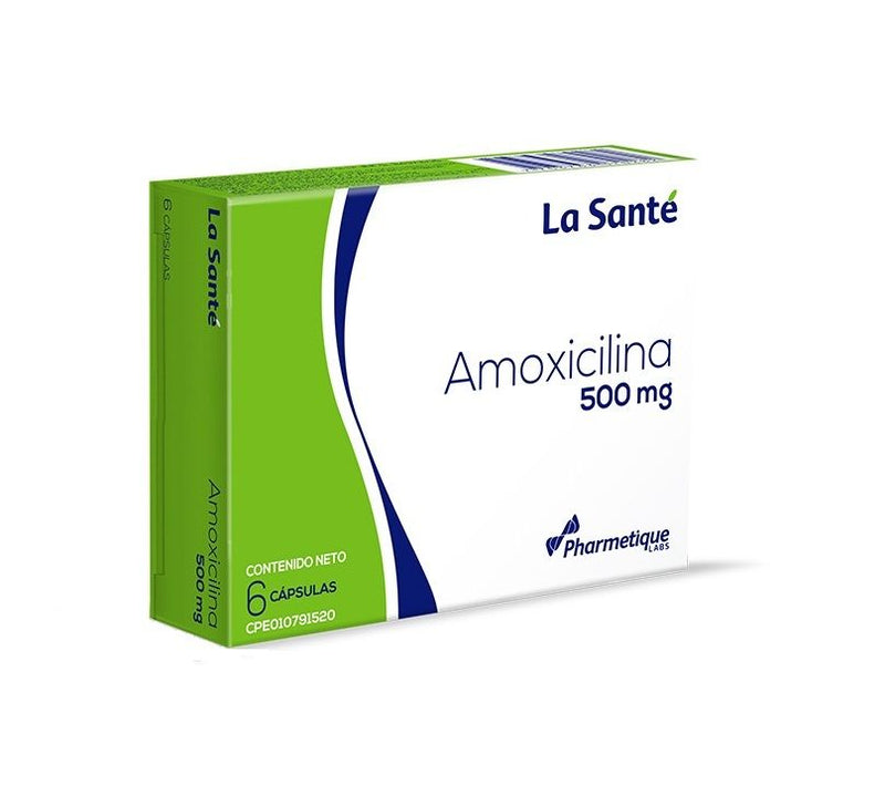 Amoxicilina 500mg x 6 Capsulas