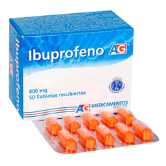 Ibuprofeno 800mg x 50 Tabletas Recubiertas