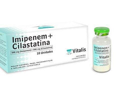 IMIPENEM/CILASTATINA SOLUCION INYECTABLE 500 mg (IMIPENEM)+ 500 mg(CILASTATINA) 10