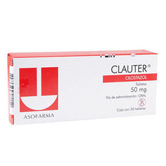CLAUTER TABLETAS 50 mg CAJA CON 30