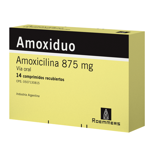 Amoxiduo 875mg x 14 Comprimidos