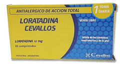 Loratadina 10mg x 10 Comprimidos